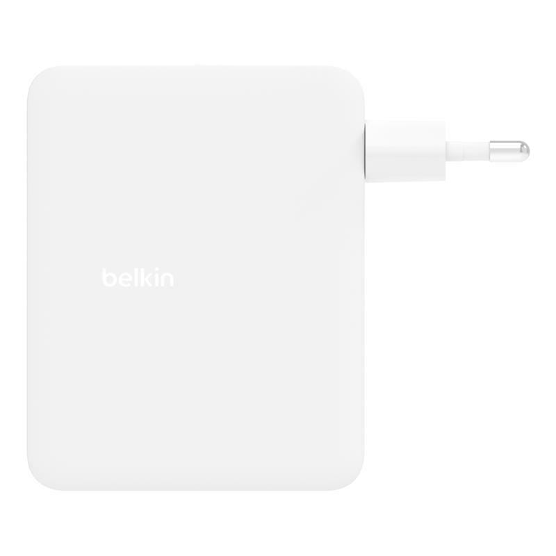 Мережевий зарядний пристрій Belkin Boost Up Charge Pro 140W 3хUSB-C + USB GaN PD PPS White (WCH014BTWH)