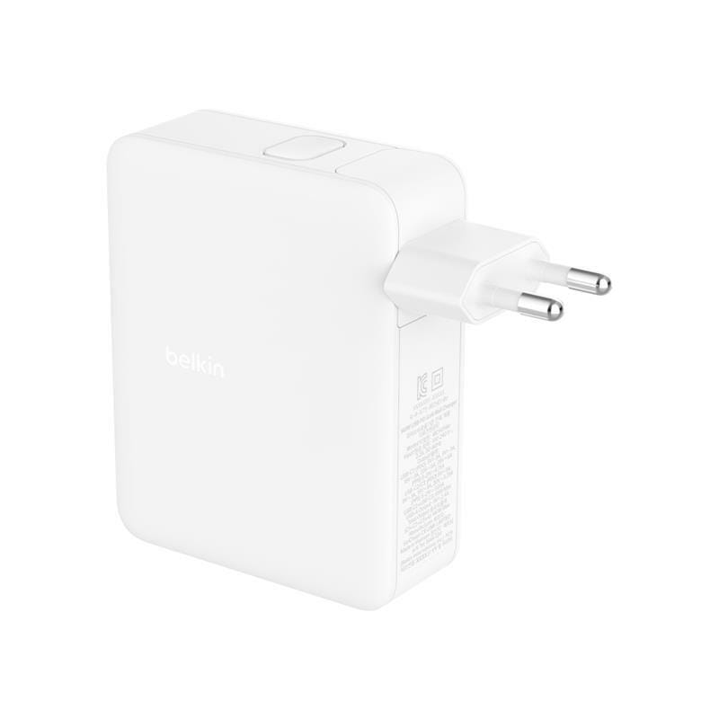 Сетевое зарядное устройство Belkin Boost Up Charge Pro 140W 3хUSB-C + USB GaN PD PPS White (WCH014BTWH)