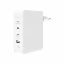 Мережевий зарядний пристрій Belkin Boost Up Charge Pro 140W 3хUSB-C + USB GaN PD PPS White (WCH014BTWH)