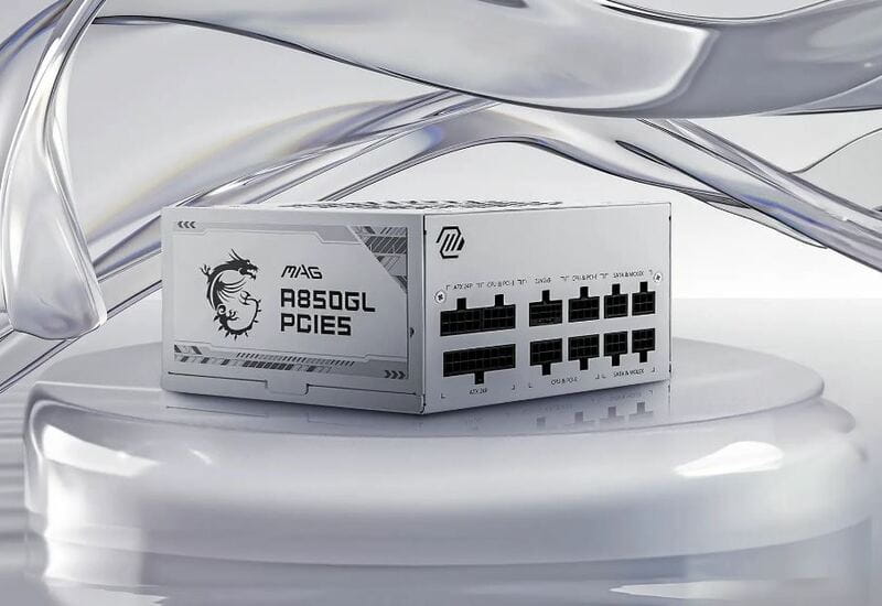 Купить Блок питания MSI MAG A850GL PCIE5 White 850W Блок питания MSI MAG A850GL PCIE5 White 850W