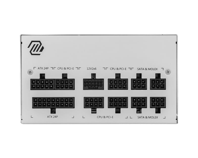 Блок питания MSI MAG A850GL PCIE5 White 850W