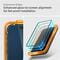 Фото - Захисне скло Spigen Glas.tR AlignMaster FC для Apple iPhone 15, Black, 2шт (AGL06906) | click.ua