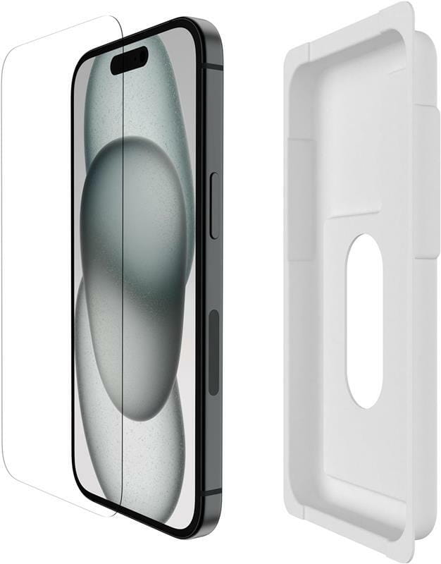 Защитное стекло Belkin TemperedGlass Screen Protection для Apple iPhone 15/14 Pro (OVA135ZZ)
