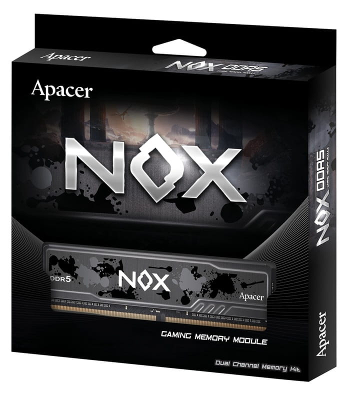 Модуль пам`ятi DDR5 16GB/6000 Apacer NOX (AH5U16G60C512MBAA-1)