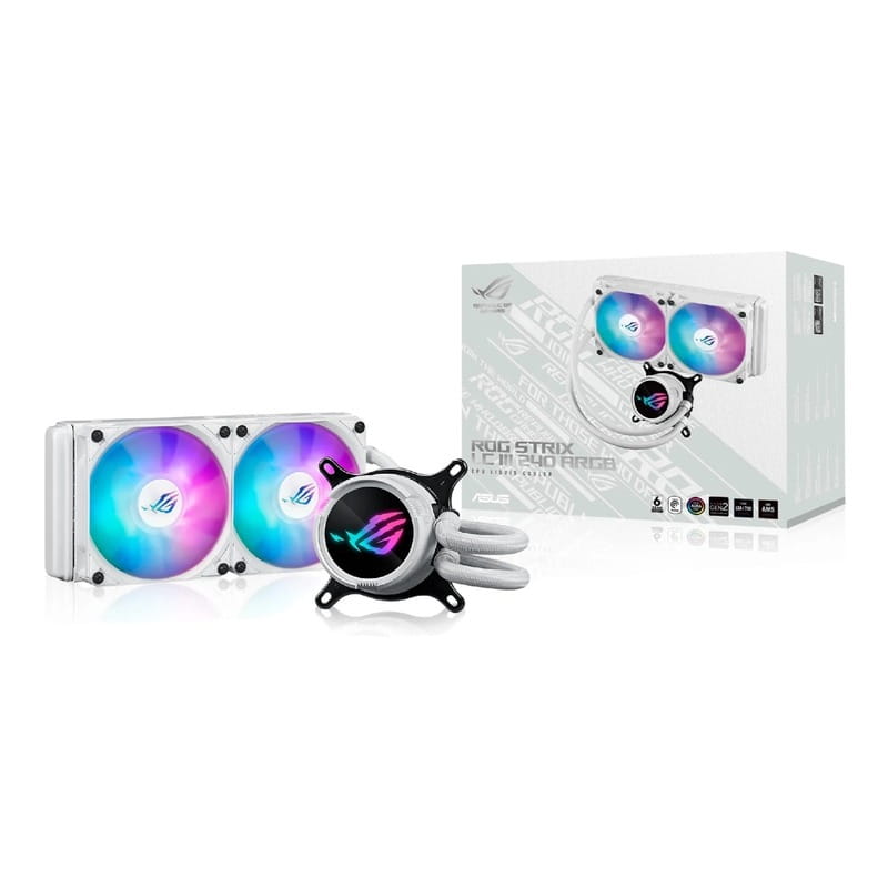 Система водяного охлаждения Asus ROG Strix LC III 240 ARGB WHT (90RC00S2-M0UAY0)
