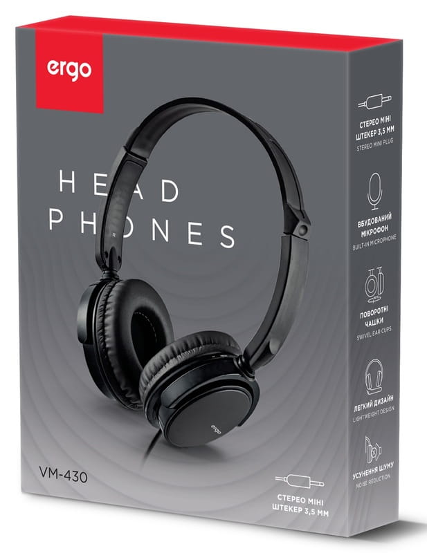 Гарнитура Ergo VM-430 Black
