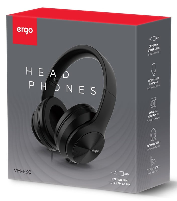 Гарнитура Ergo VM-630 Black