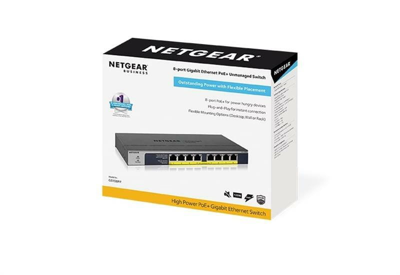 Коммутатор Netgear GS108PP-100EUS