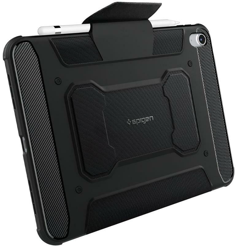 Чехол-книжка Spigen Rugged Armor Pro для Apple iPad 10.9"(2022) Black (ACS05417)