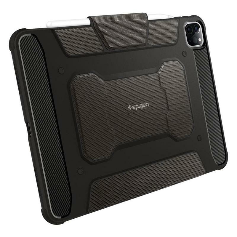 Чехол-книжка Spigen Rugged Armor Pro для Apple iPad Pro 11" (2018-2022) Gunmetal (ACS01025)