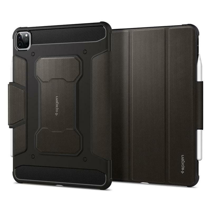 Чехол-книжка Spigen Rugged Armor Pro для Apple iPad Pro 11" (2018-2022) Gunmetal (ACS01025)