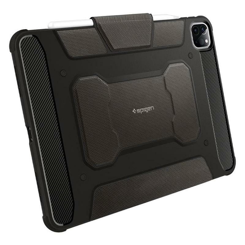 Чохол-книжка Spigen Rugged Armor Pro для Apple iPad Pro 11" (2018-2022) Gunmetal (ACS01025)