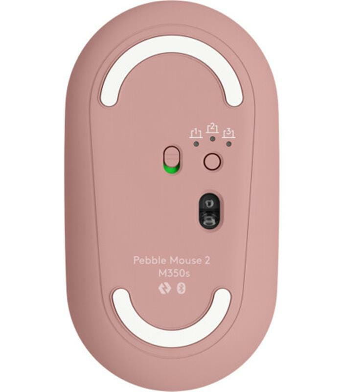 Мышь беспроводная Logitech Pebble Mouse 2 M350s Rose (910-007014)