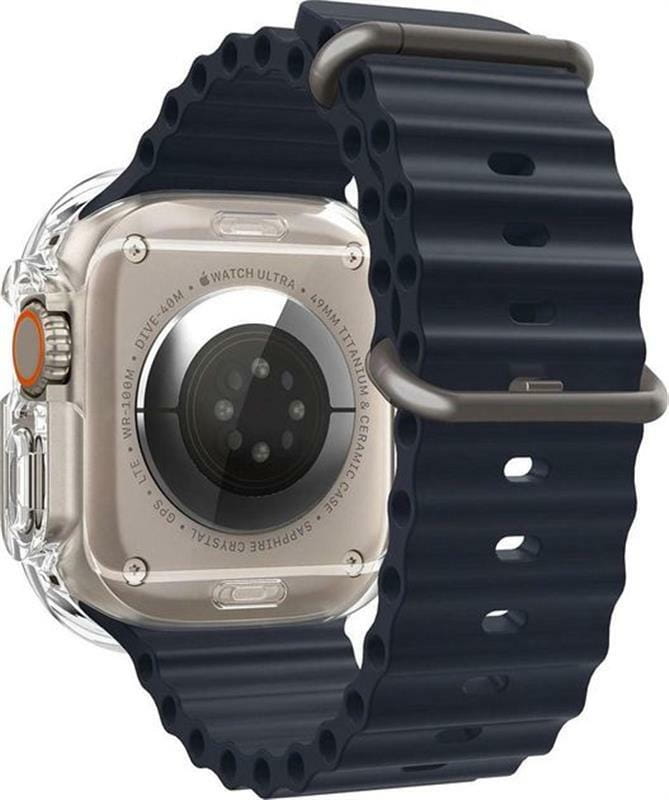 Чехол-накладка Spigen Ultra Hybrid для Apple Watch Ultra (49mm) Crystal Clear (ACS05459)