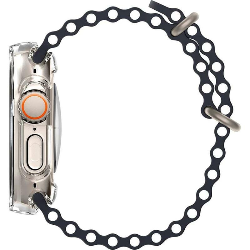 Чехол-накладка Spigen Ultra Hybrid для Apple Watch Ultra (49mm) Crystal Clear (ACS05459)