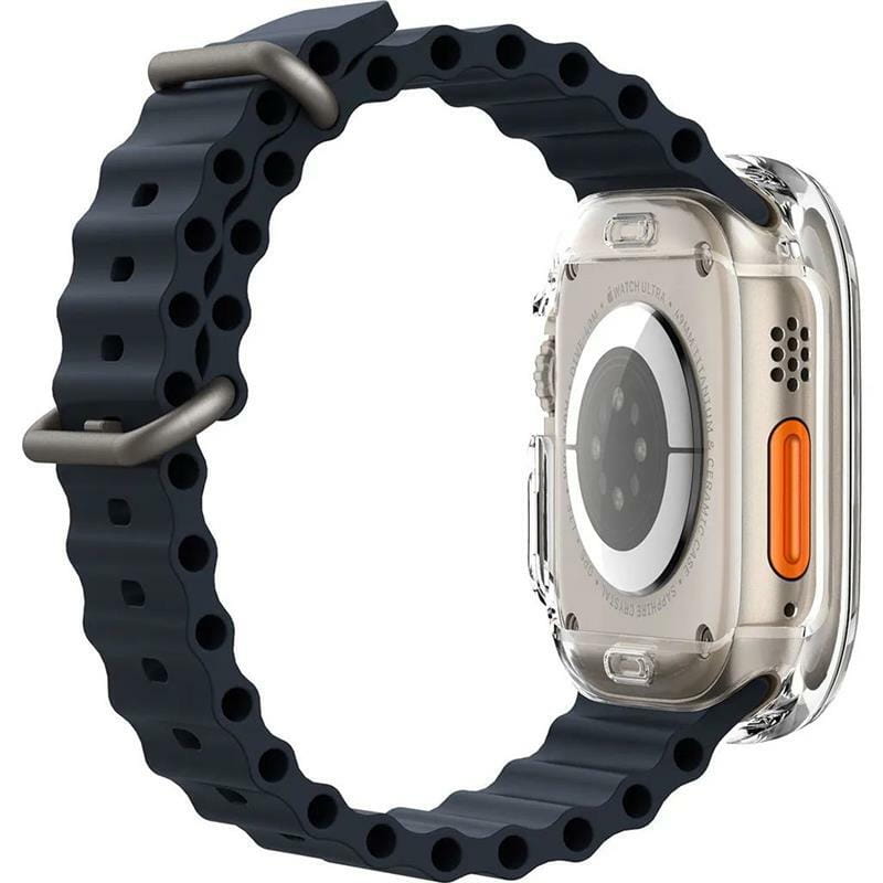 Чехол-накладка Spigen Ultra Hybrid для Apple Watch Ultra (49mm) Crystal Clear (ACS05459)