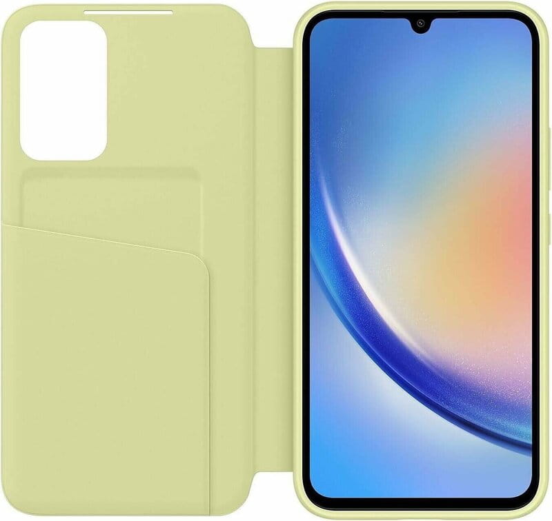 Чeхол-книжка Samsung Smart Clear View Cover для Samsung Galaxy A54 SM-A546 Lime (EF-ZA546CGEGRU)