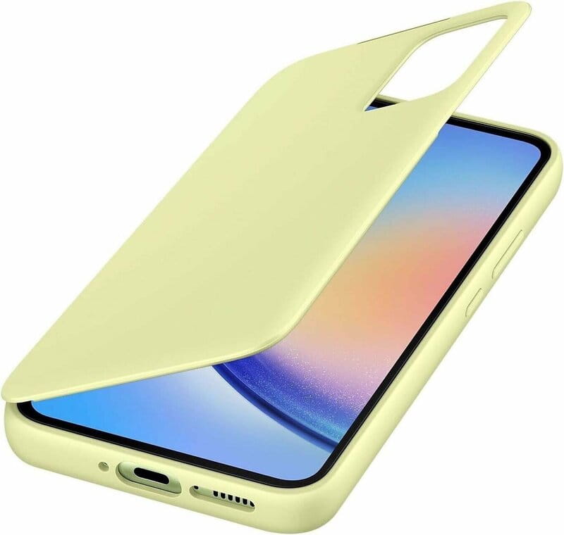 Чохол-книжка Samsung Smart Clear View Cover для Samsung Galaxy A54 SM-A546 Lime (EF-ZA546CGEGRU)