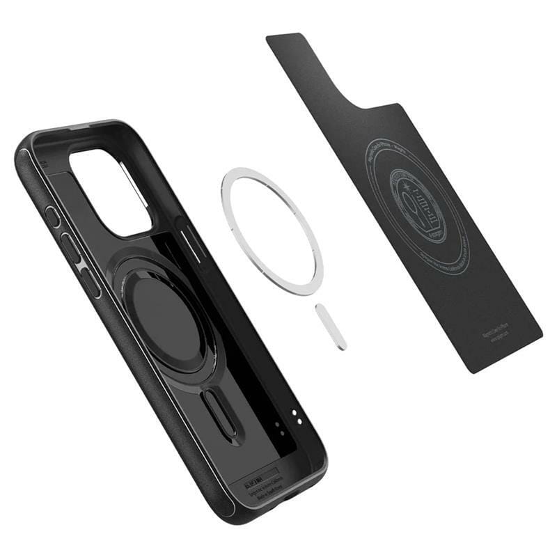 Чeхол-накладка Spigen Mag Armor MagFit для Apple iPhone 15 Pro Matte Black (ACS06736)