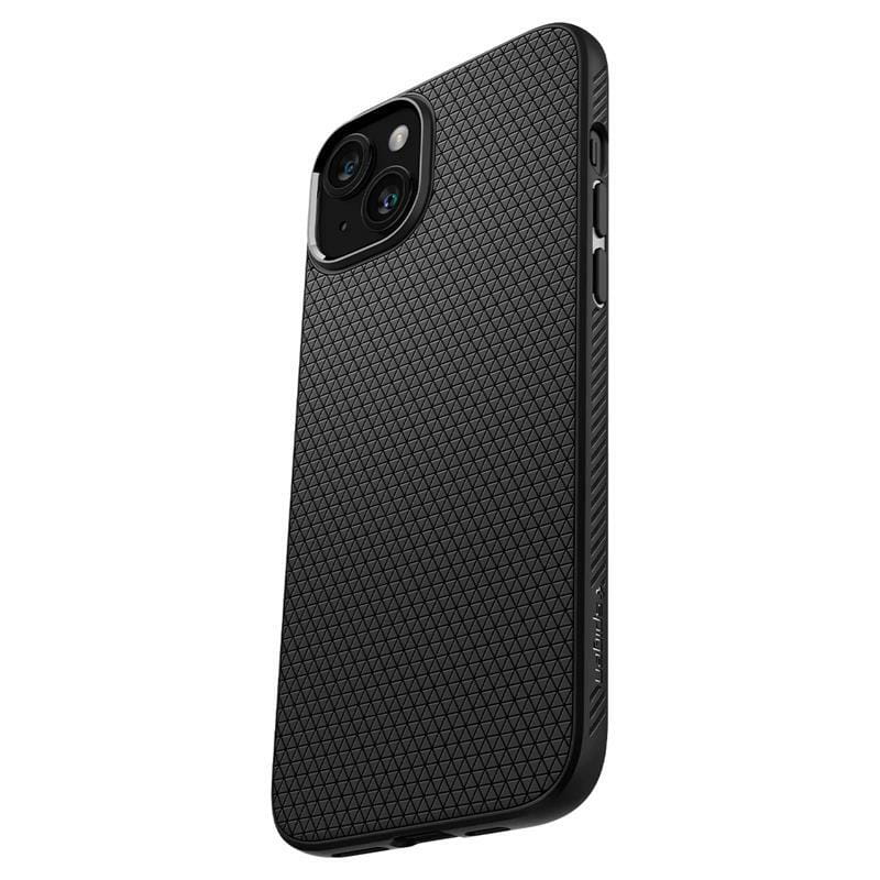 Чeхол-накладка Spigen Liquid Air для Apple iPhone 15 Plus Matte Black (ACS06650)