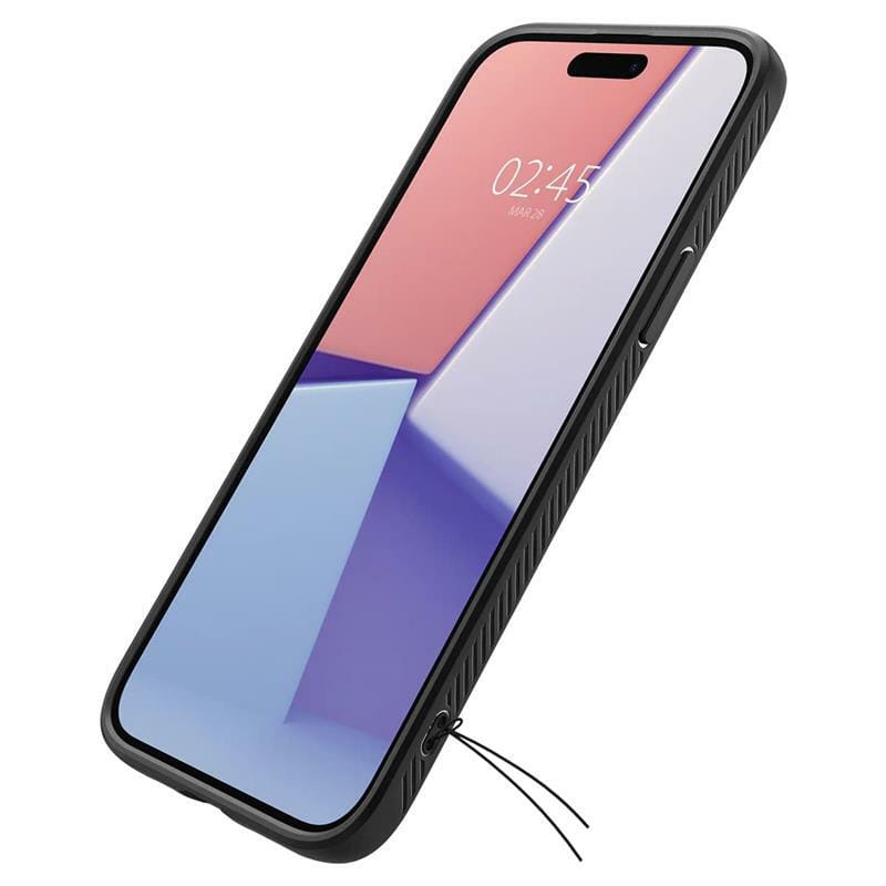 Чохол-накладка Spigen Liquid Air для Apple iPhone 15 Plus Matte Black (ACS06650)