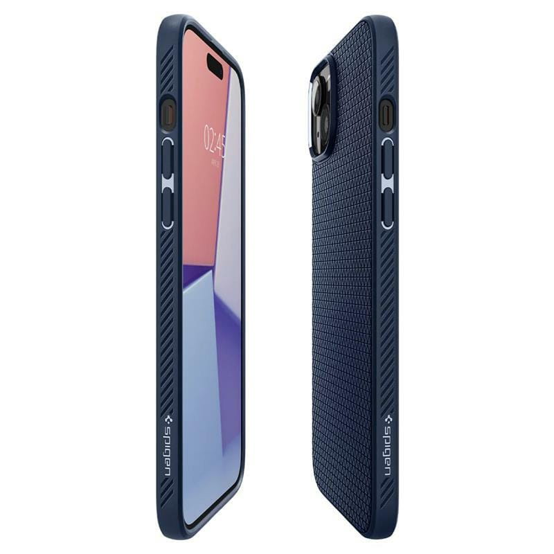 Чeхол-накладка Spigen Liquid Air для Apple iPhone 15 NavyBlue (ACS06791)