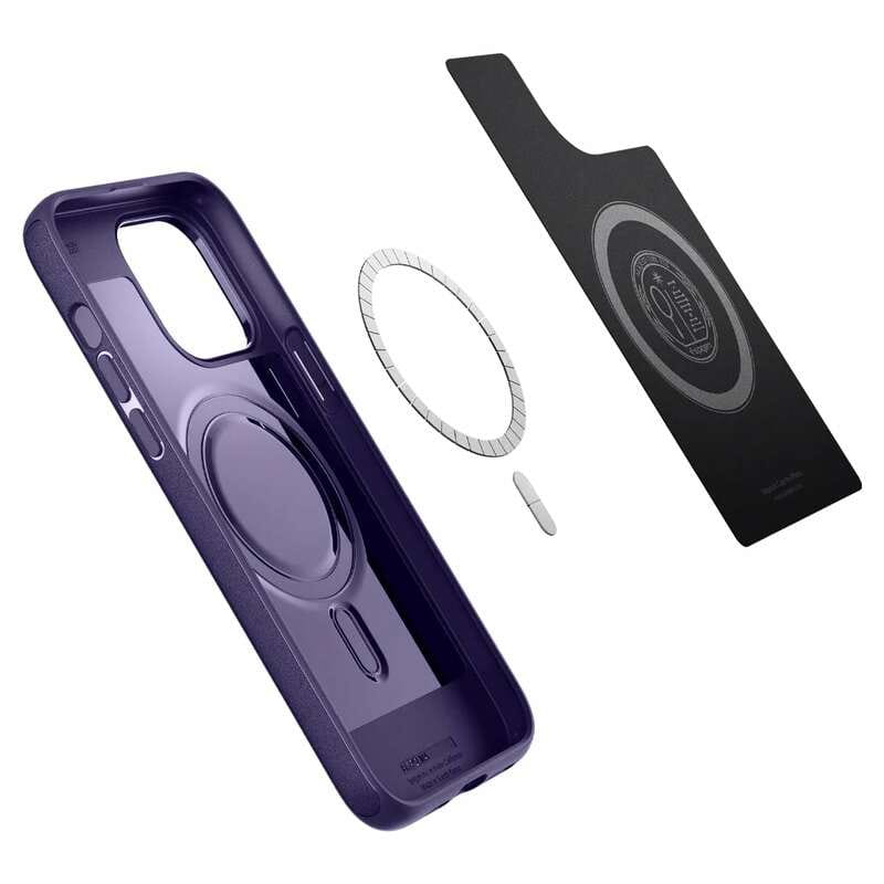 Чохол-накладка Spigen Mag Armor MagFit для Apple Iphone 14 Pro Max Deep Purple (ACS05584)