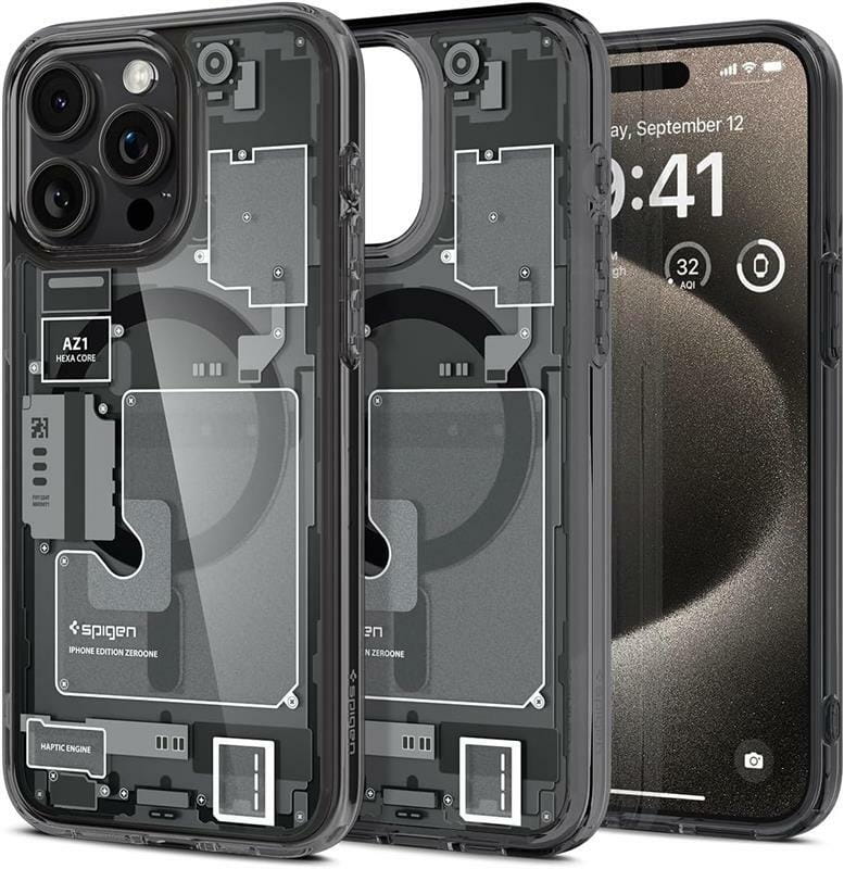 Чeхол-накладка Spigen Ultra Hybrid MagFit для Apple iPhone 15 Pro Max Zero One (ACS06582)