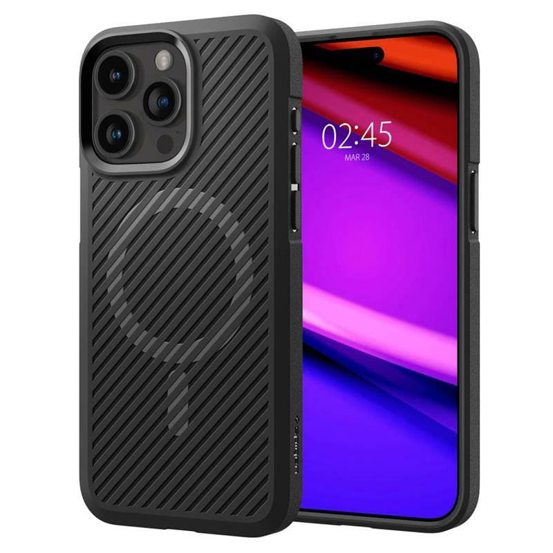 Чeхол-накладка Spigen Core Armor MagFit для Apple iPhone 15 Pro Matte Black (ACS06467)