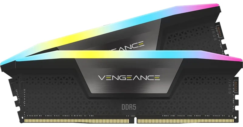 Модуль памяти DDR5 2x16GB/6000 Corsair Vengeance RGB Black (CMH32GX5M2E6000C36)