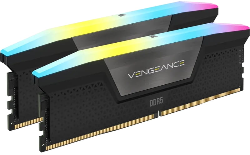 Модуль памяти DDR5 2x16GB/6000 Corsair Vengeance RGB Black (CMH32GX5M2E6000C36)