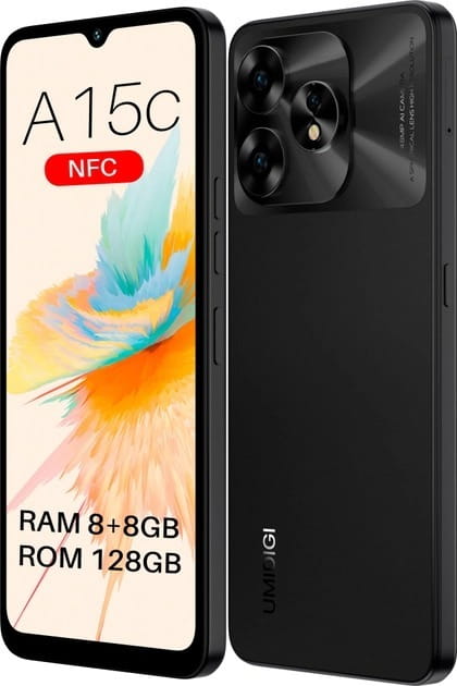 Смартфон Umidigi A15C 8/128GB Dual Sim Black (6973553523132)