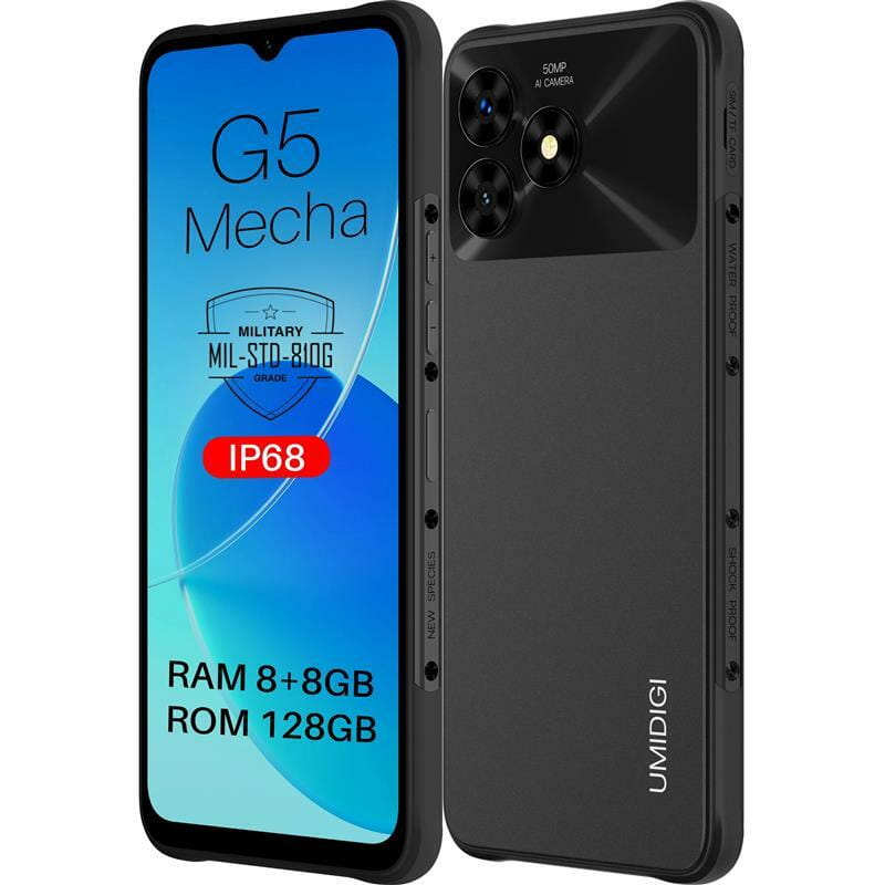 Смартфон Umidigi G5 Mecha (RP08) 8/128GB Dual Sim Black (6973553523002)