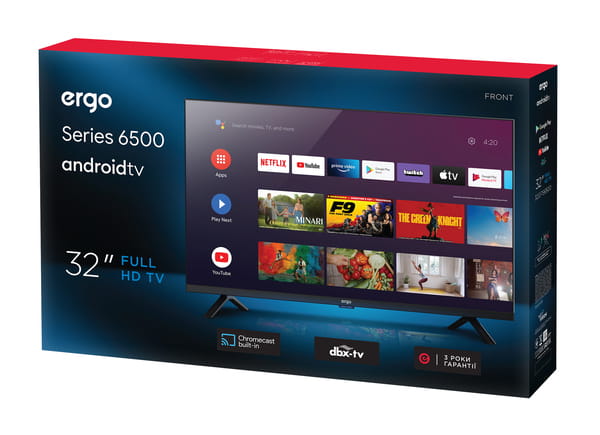 Телевізор Ergo 32GFS6500