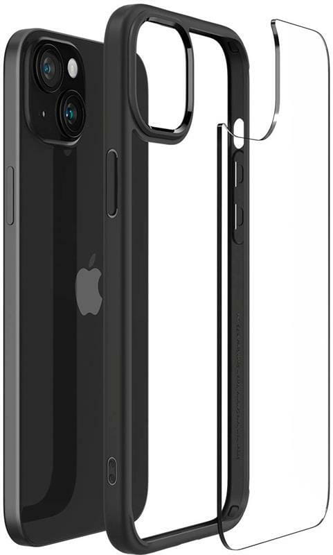 Чохол-накладка Spigen Ultra Hybrid для Apple iPhone 15 Matte Black (ACS06799)