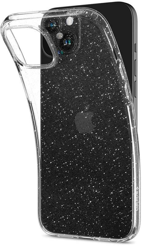Чeхол-накладка Spigen Liquid Crystal Glitter для Apple iPhone 15 Crystal Quartz (ACS06788)