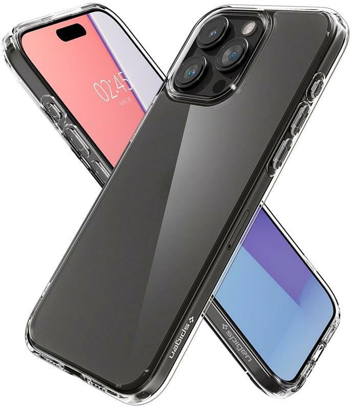 Чeхол-накладка Spigen Ultra Hybrid для Apple iPhone 15 Pro Max Frost Clear (ACS06567)