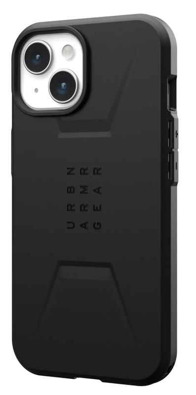 Чeхол-накладка Urban Armor Gear Civilian Magsafe для Apple iPhone 15 Black (114287114040)