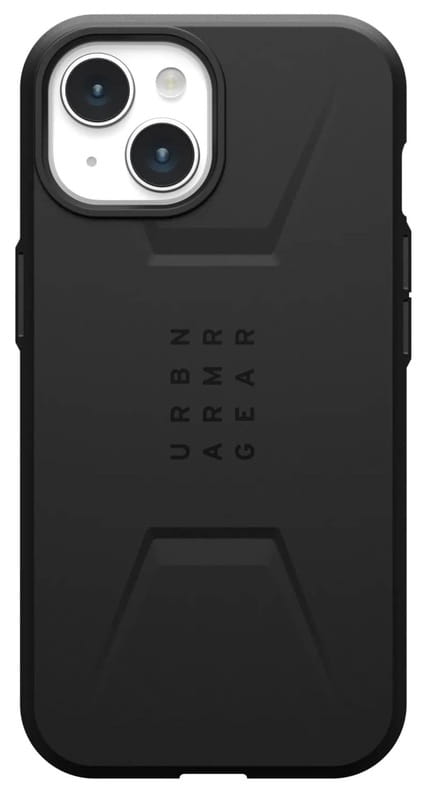 Чeхол-накладка Urban Armor Gear Civilian Magsafe для Apple iPhone 15 Black (114287114040)