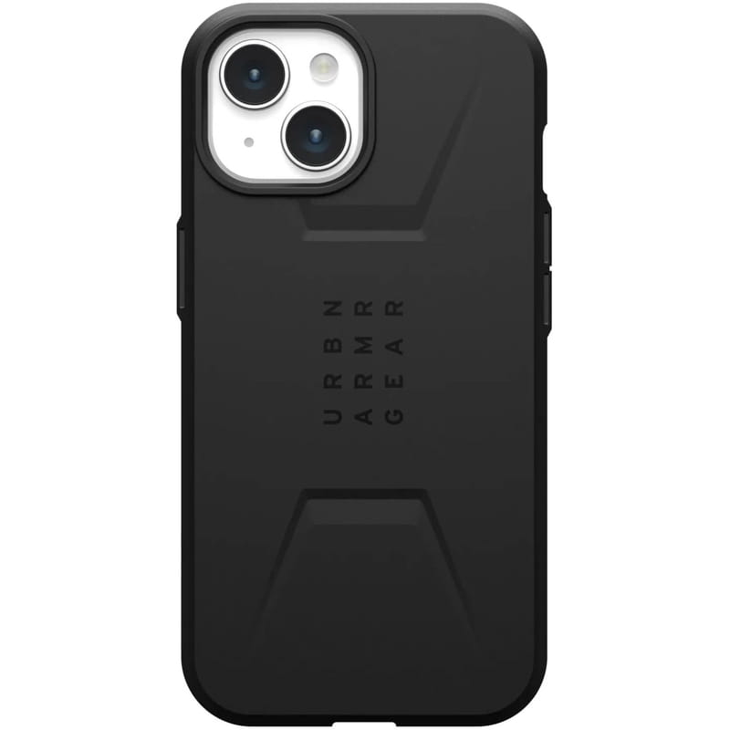Чeхол-накладка Urban Armor Gear Civilian Magsafe для Apple iPhone 15 Black (114287114040)