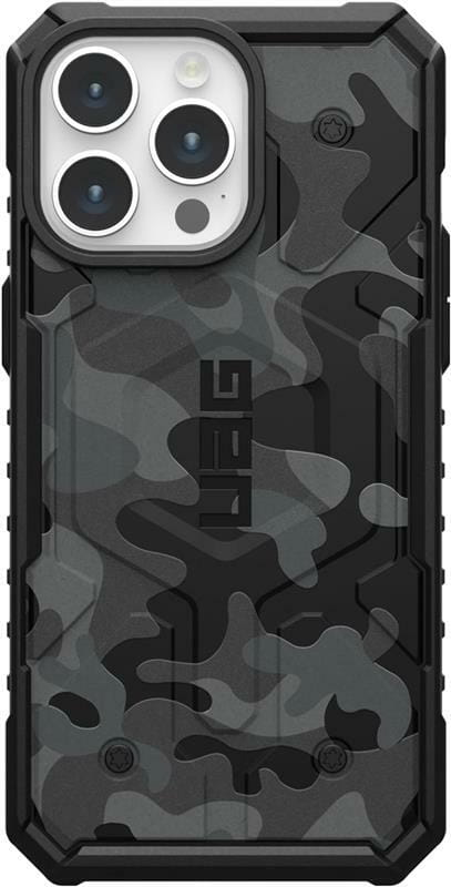 Чeхол-накладка Urban Armor Gear Pathfinder SE MagSafe для Apple iPhone 15 Pro Max Midnight Camo (114303114061)