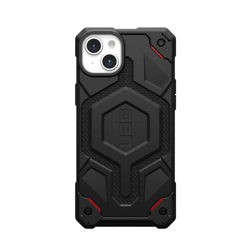 Чохол-накладка Urban Armor Gear Monarch Pro Magsafe для Apple iPhone 15 Plus Kevlar Black (114220113940)