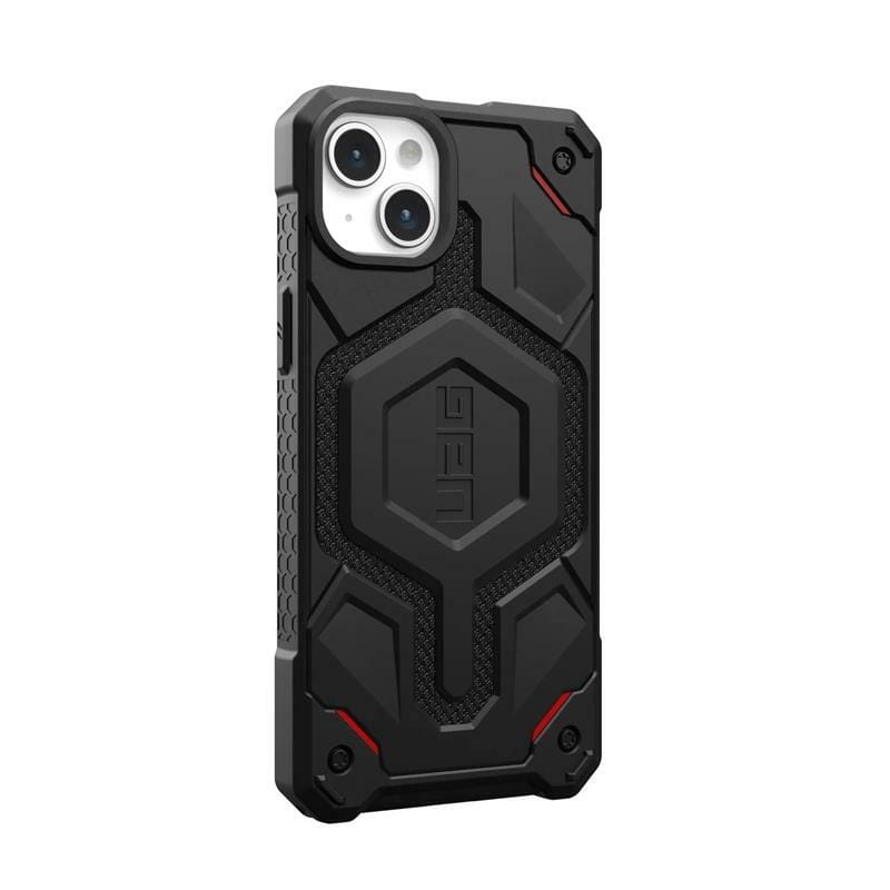 Чохол-накладка Urban Armor Gear Monarch Pro Magsafe для Apple iPhone 15 Plus Kevlar Black (114220113940)