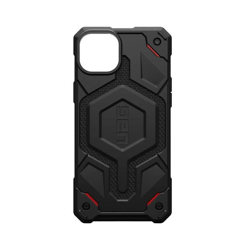 Чeхол-накладка Urban Armor Gear Monarch Pro Magsafe для Apple iPhone 15 Plus Kevlar Black (114220113940)