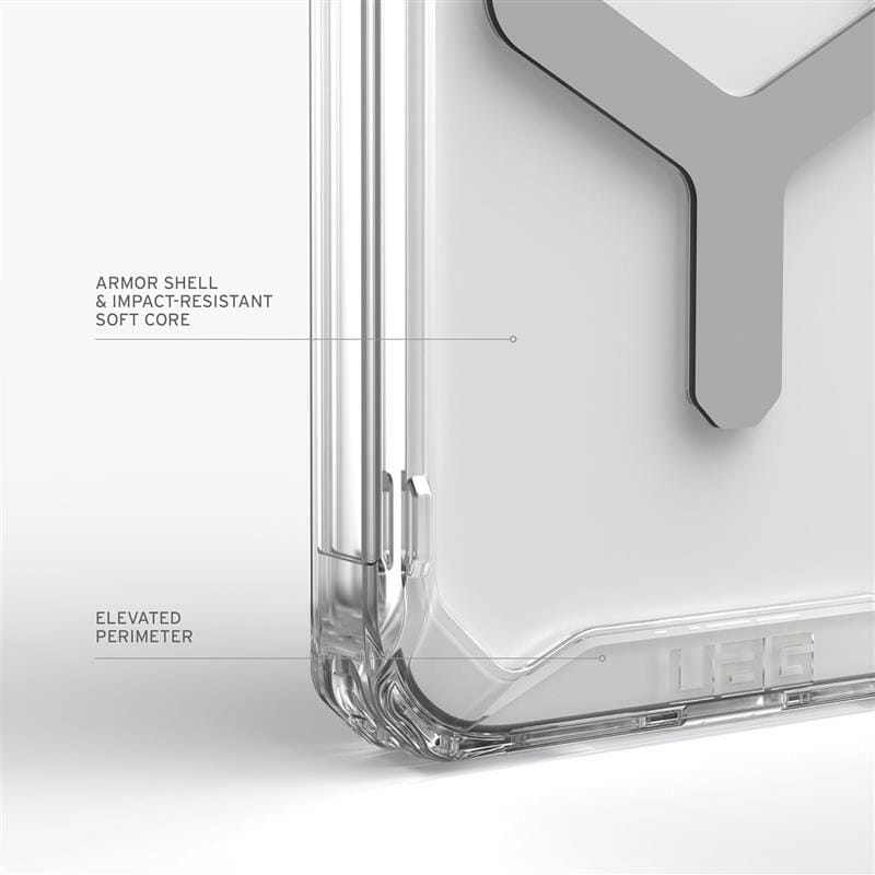 Чeхол-накладка Urban Armor Gear Plyo Magsafe для Apple iPhone 15 Pro Ice/Silver (114286114333)