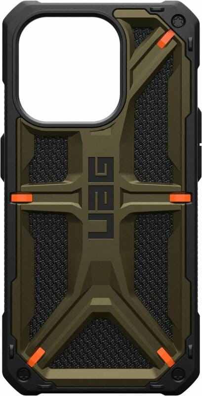 Чохол-накладка Urban Armor Gear Monarch для Apple iPhone 15 Pro Kevlar Green (11427811397B)