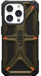 Чeхол-накладка Urban Armor Gear Monarch для Apple iPhone 15 Pro Kevlar Green (11427811397B)