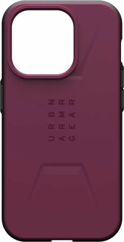 Чeхол-накладка Urban Armor Gear Civilian Magsafe для Apple iPhone 15 Pro Max Bordeaux (114295119049)