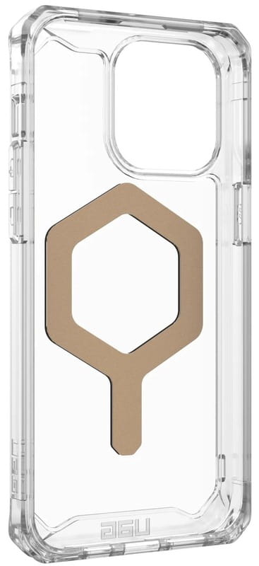 Чохол-накладка Urban Armor Gear Plyo Magsafe для Apple iPhone 15 Pro Ice/Gold (114305114348)