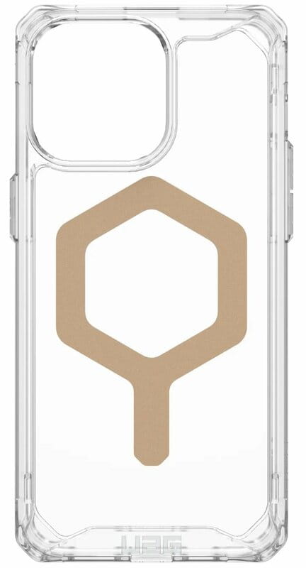 Чeхол-накладка Urban Armor Gear Plyo Magsafe для Apple iPhone 15 Pro Ice/Gold (114305114348)